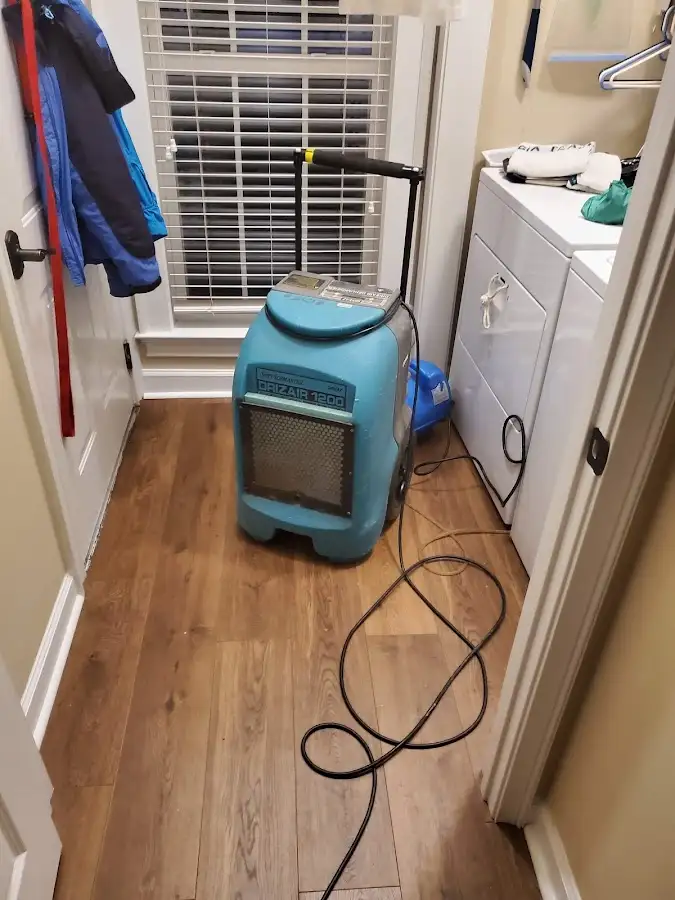 Commercial dehumidifier deployed for Flood Damage Cleanup in Northridge